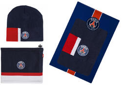 Coffret bonnet Tour de cou PSG - Collection officielle PARIS SAINT GERMAIN
