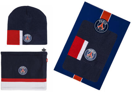 Coffret bonnet Tour de cou PSG - Collection officielle PARIS SAINT GERMAIN