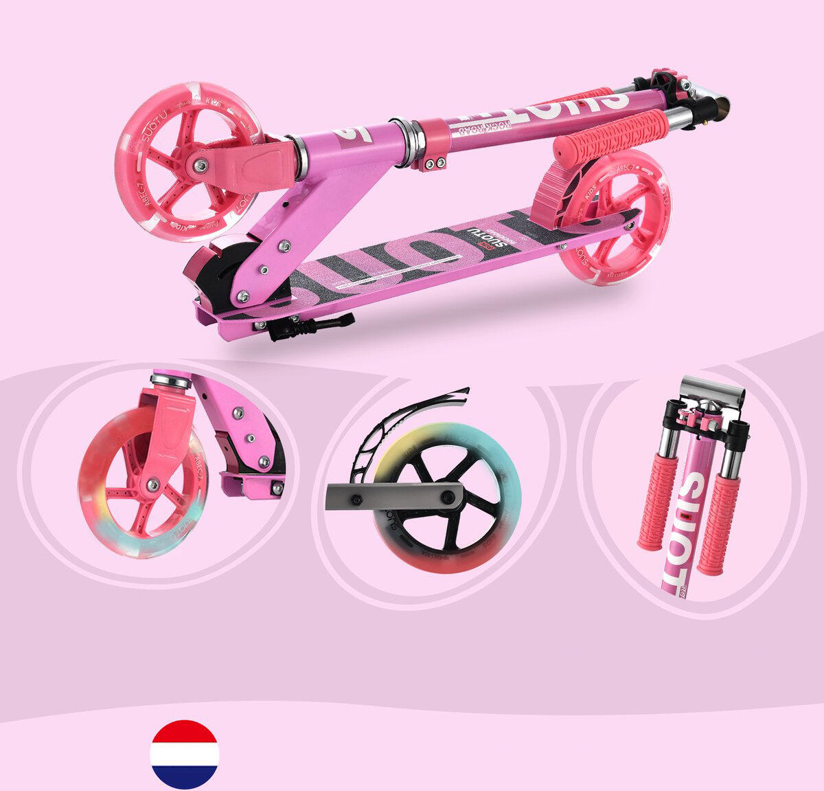 Suotu Kinderstep Roze/Rood 4/8