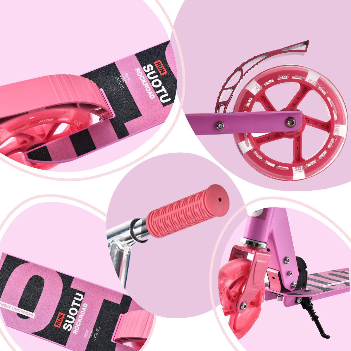 Suotu Kinderstep Roze/Rood 3/8