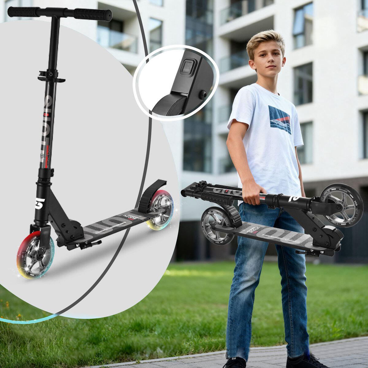 Suotu Kinderstep Zwart 5/8