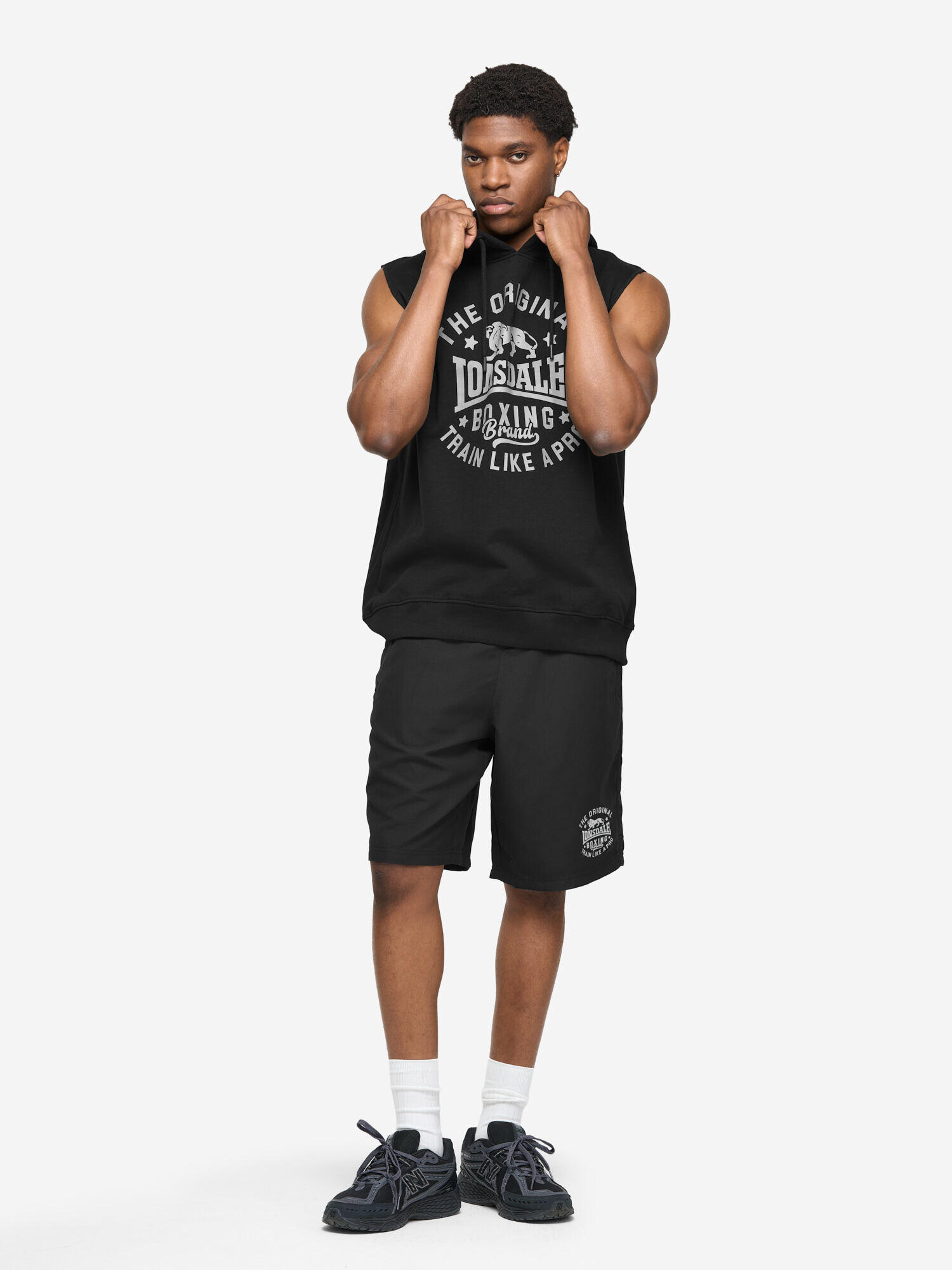 Hoodie und Shorts Set Lonsdale Shotley 3/7