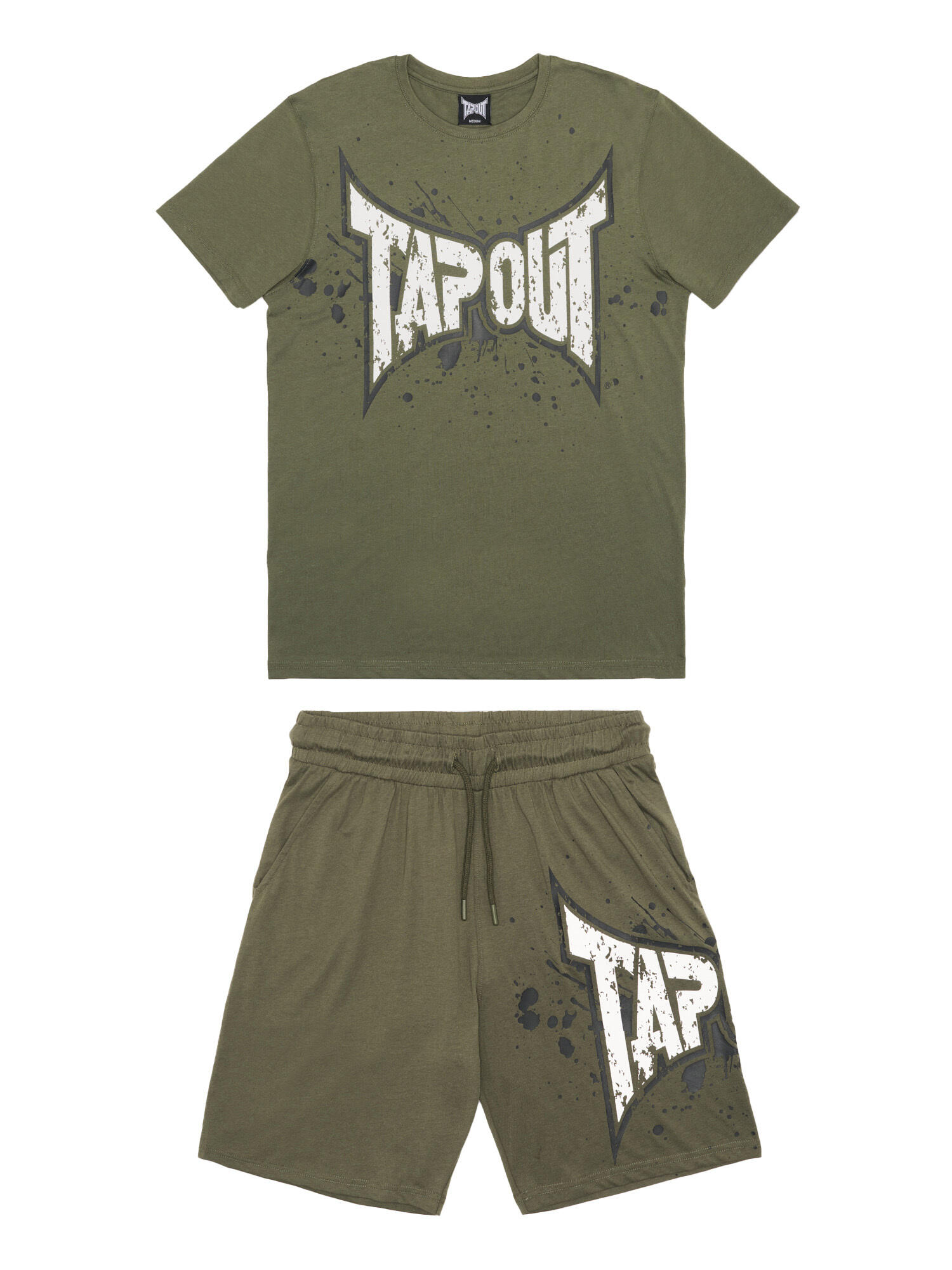 TAPOUT Heren T-shirt & shortset regular fit DUNLAB 2/7