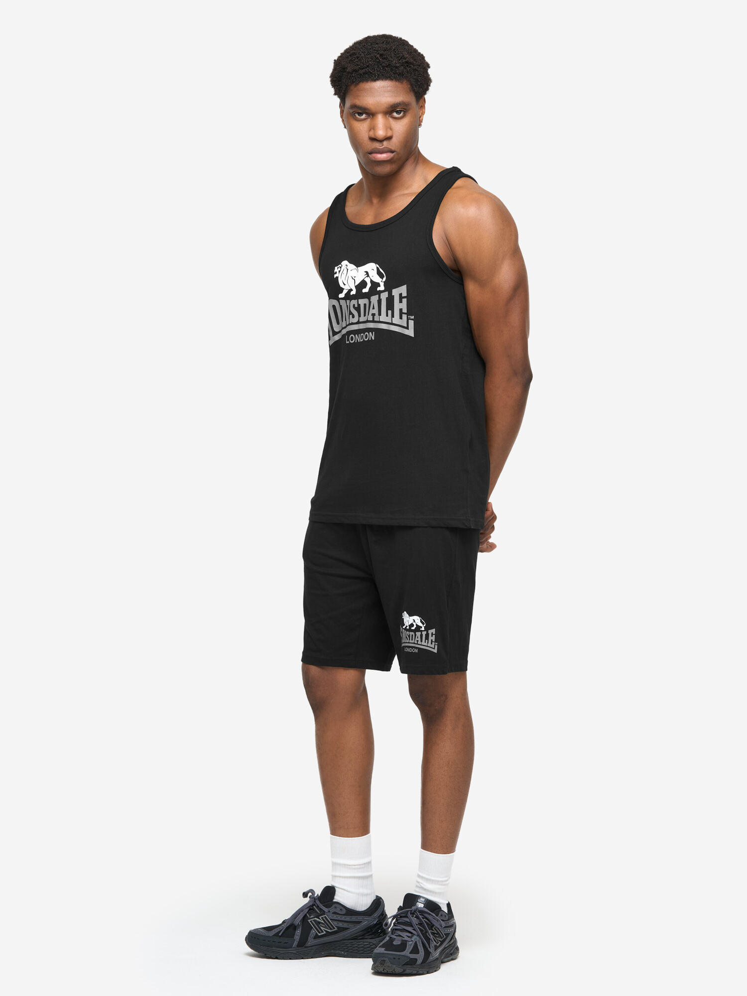 LONSDALE Heren Singlet & Shorts Set Regular Fit POLMOOD 3/7