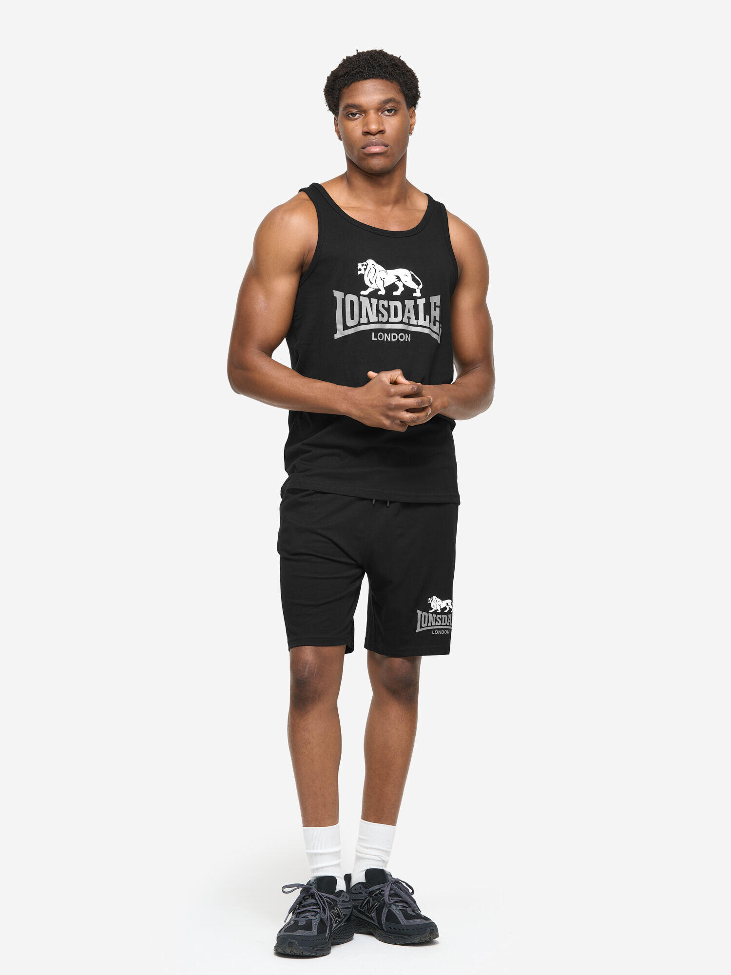 LONSDALE Heren Singlet & Shorts Set Regular Fit POLMOOD 4/7