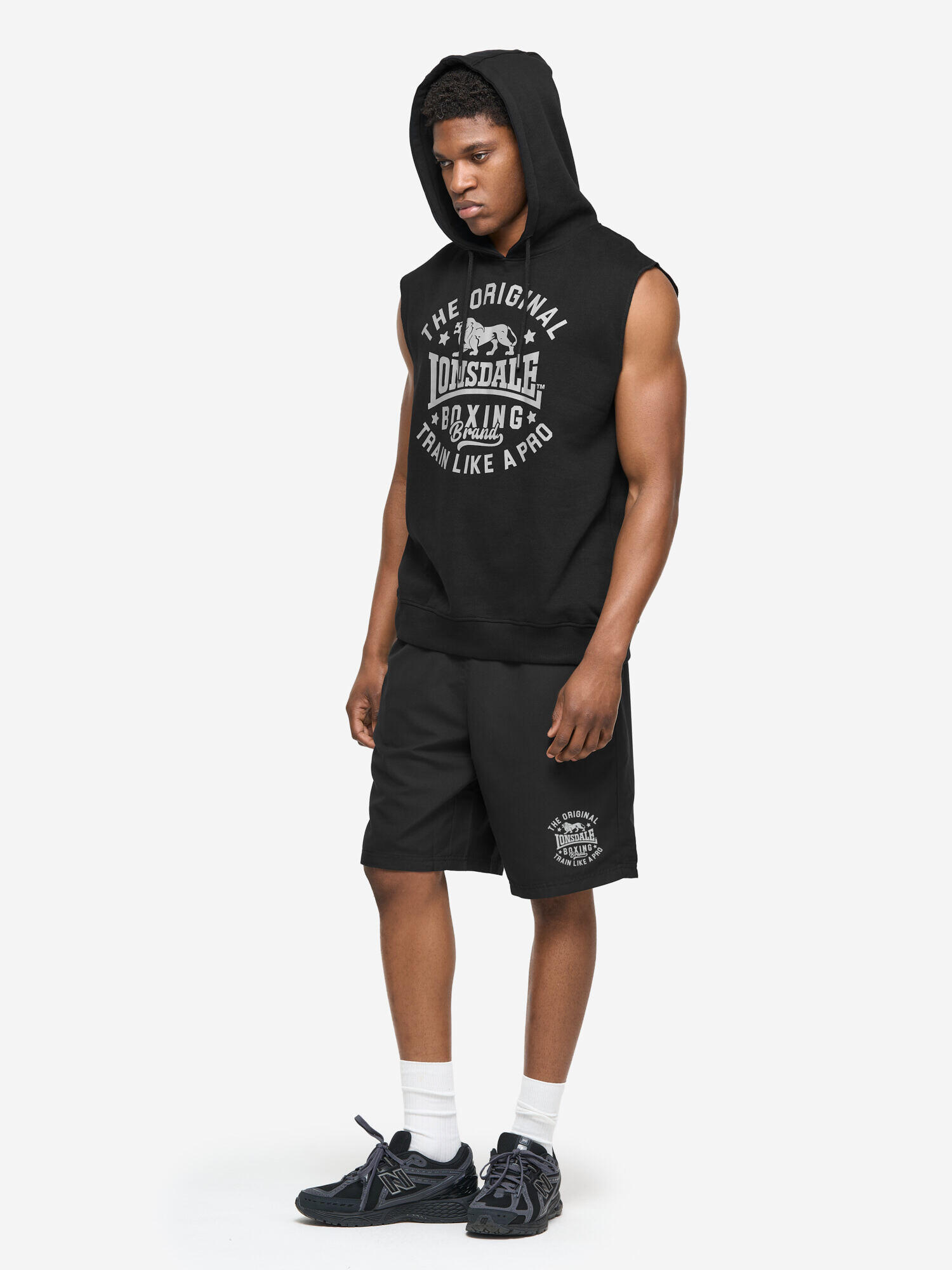Hoodie und Shorts Set Lonsdale Shotley 4/7