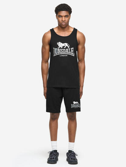 LONSDALE Herren Singlet & Shorts Set normale Passform POLMOOD
