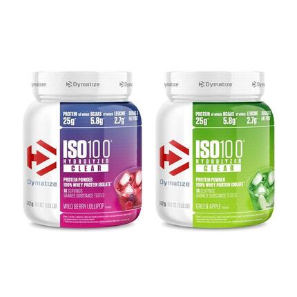 ISO 100 Hydrolyzed Clear Bundle 1.024g Berry Lollipop & Green Apple