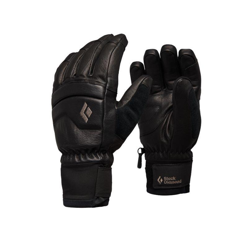 Guantes Black Diamond Spark cuero de cabra BD.dry impermeables PrimaLoft 1/1