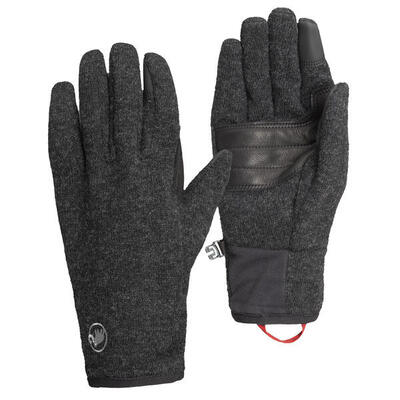 Handschoenen mammut passion glove zwart gemêleerd