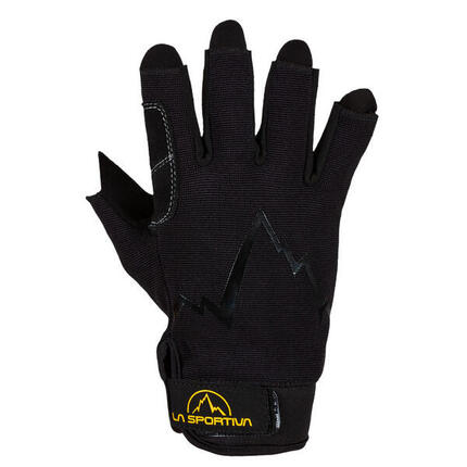 Gants La Sportiva Ferrata noir XL — paume daim renforcée, dos respirant