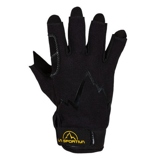Gants La Sportiva Ferrata noir XL — paume daim renforcée, dos respirant