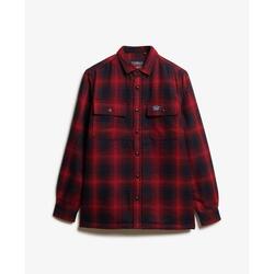 Surchemise à carreaux zippée en laine avec doublure en polaire Superdry