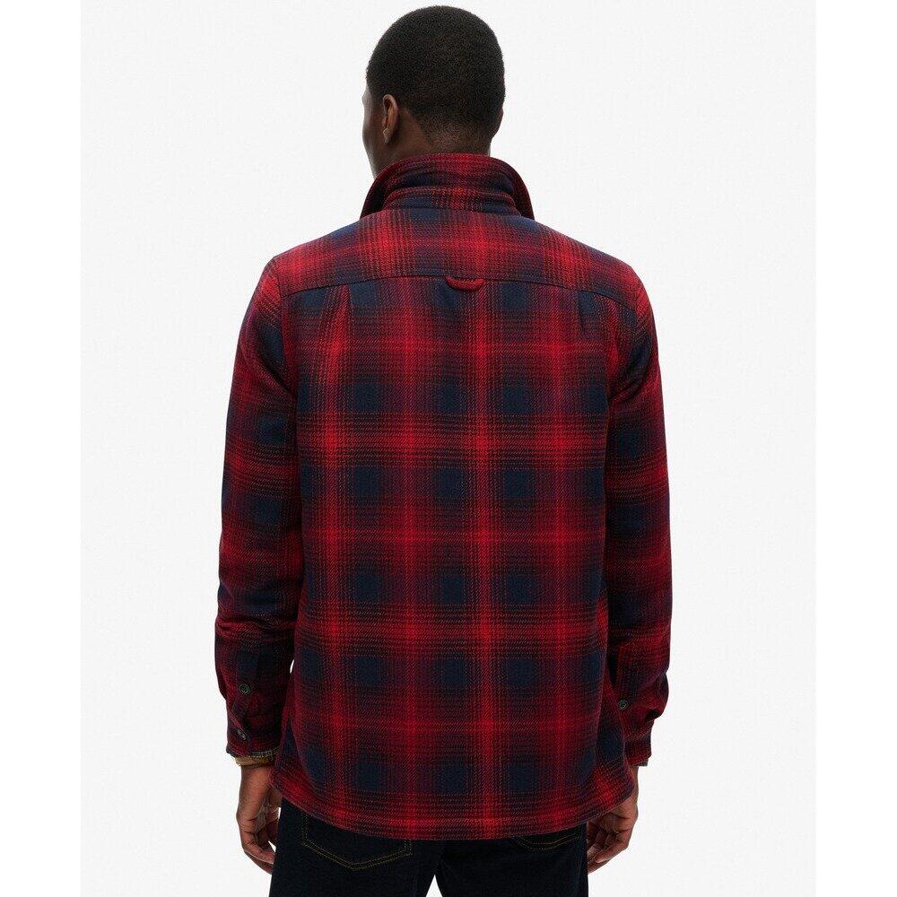 Surchemise à carreaux zippée en laine avec doublure en polaire Superdry 4/6