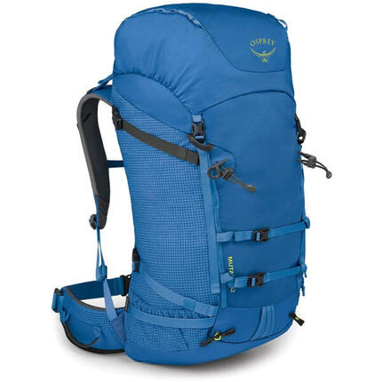 Sac à dos alpinisme Osprey Mutant 52L FlapJacket, bleu, 50 L, dorsale