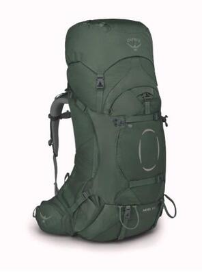 Zaino da trekking donna Osprey Ariel 55 M/L 55L verde AirScape nylon 420HD
