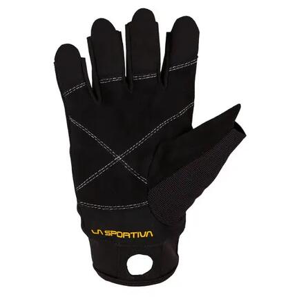 Gants La Sportiva Ferrata noir XS paume cuir daim dos respirant velcro