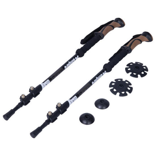 Bâtons de trekking Rock Empire Deer 3.0 aluminium, réglables 67–140 cm