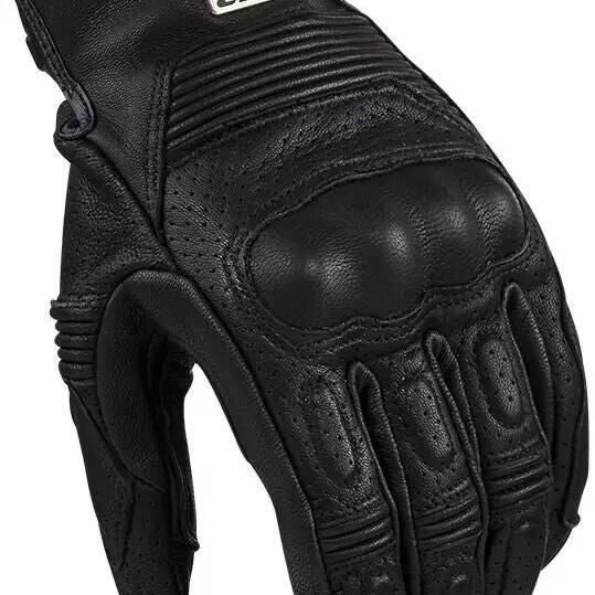 LS2 Duster Man Cycling Gloves — Black, Size S.