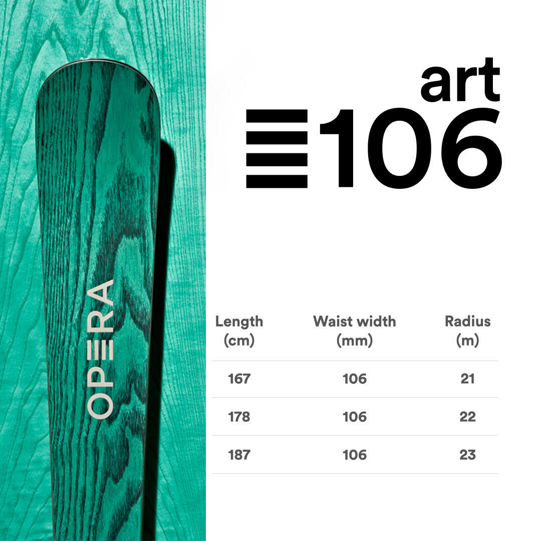 Art 106 All-Mountain Freeride Skis – PLY Sidewalls 7/7