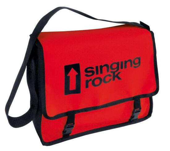 Sac bandoulière Singing Rock Monty Bag rouge POLYMAR 6,5 L 390 g charge 10 kg