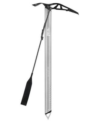 Petzl Glacier Linkin 68 cm – grauer Kopf, Edelstahl, verstellbare Drahtschlaufe