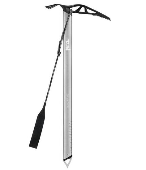 Petzl Glacier Linkin 68 cm – grauer Kopf, Edelstahl, verstellbare Drahtschlaufe