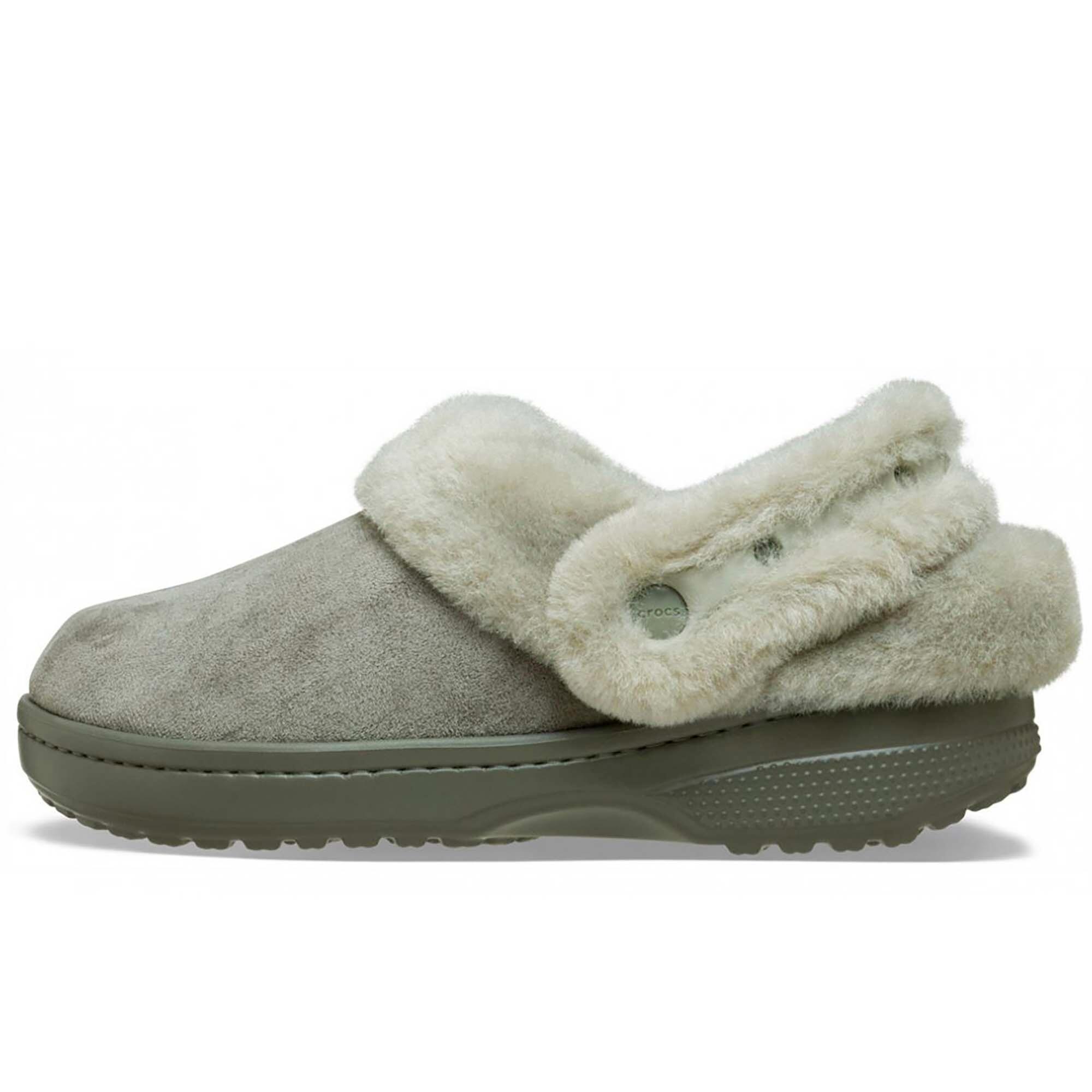 Crocs - Sabots En Daim Crocs Cls Inoubliables Adulte - Chaussons - Gris - Decathlon
