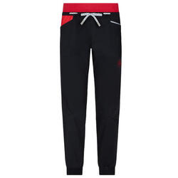 Pantalon escalade La Sportiva Mantra femme noir hibiscus
