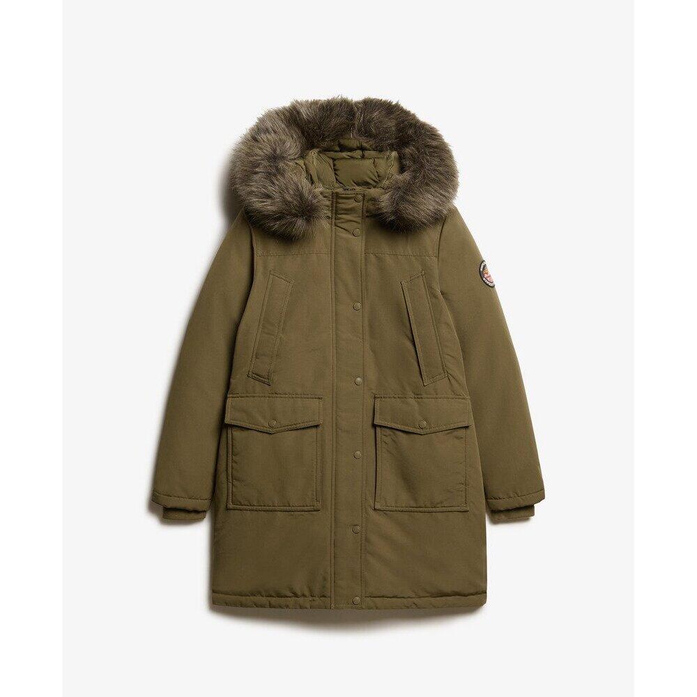 SUPERDRY Women's faux fur parka Superdry Everest