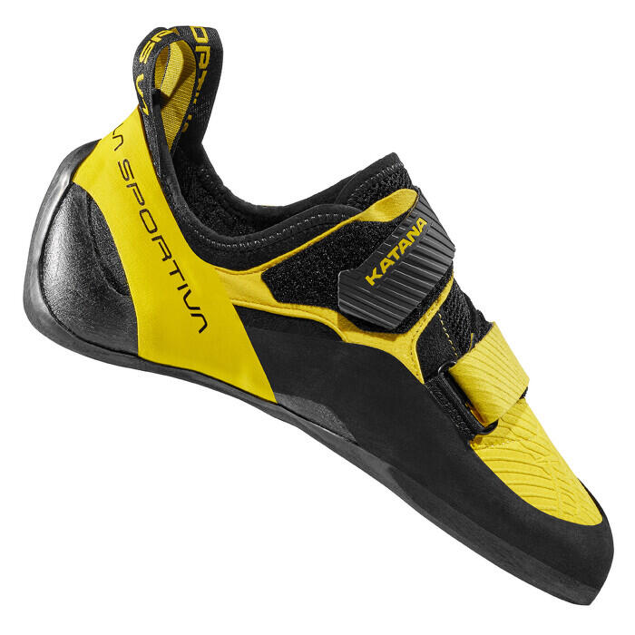 La Sportiva - Chausson D’escalade Katana La Sportiva – Vibram Xs Edge 4 Mm P3 Velcro Double - Chaussures De Sport - Jaune - Decathlon
