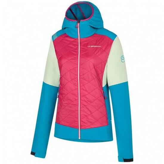 Winterjacke für Damen La Sportiva Kap Hybrid Hoody Kirsche (Cerise)