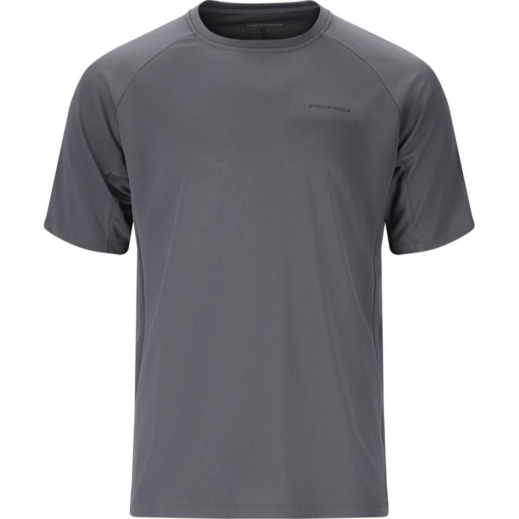 Endurance - Maillot Endurance Crusoe - Maillot Manches Courtes - Bleu|gris - Decathlon