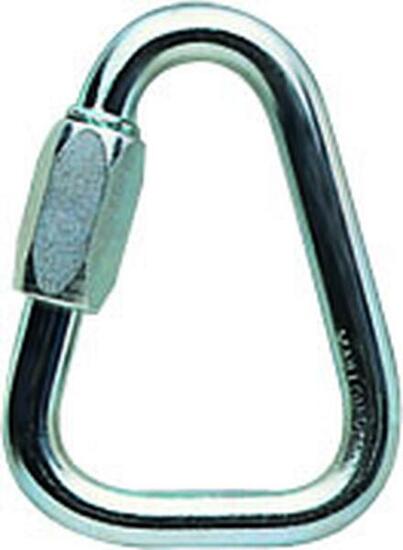 PETZL Schnellschäkel Delta 10 mm Stahl mit Verschluss (Schlüssel)