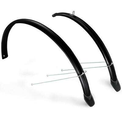 Eurofender set parafanghi 58 mm per ruote 20" nero.