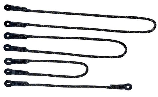 Longe Singing Rock I 120 cm noire textile résis. escalade