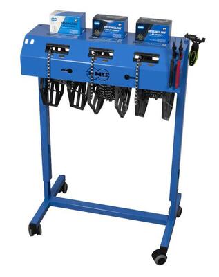 Kmc fietskettingrolhouder pro - blauw - 90x60x40cm