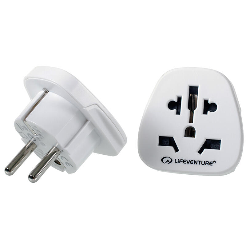 Lifeventure - Adaptateur Voyage Lifeventure World Pour Europe, Compact, Type C/e/f, Usb - Adaptateur Prise - No Size - Decathlon