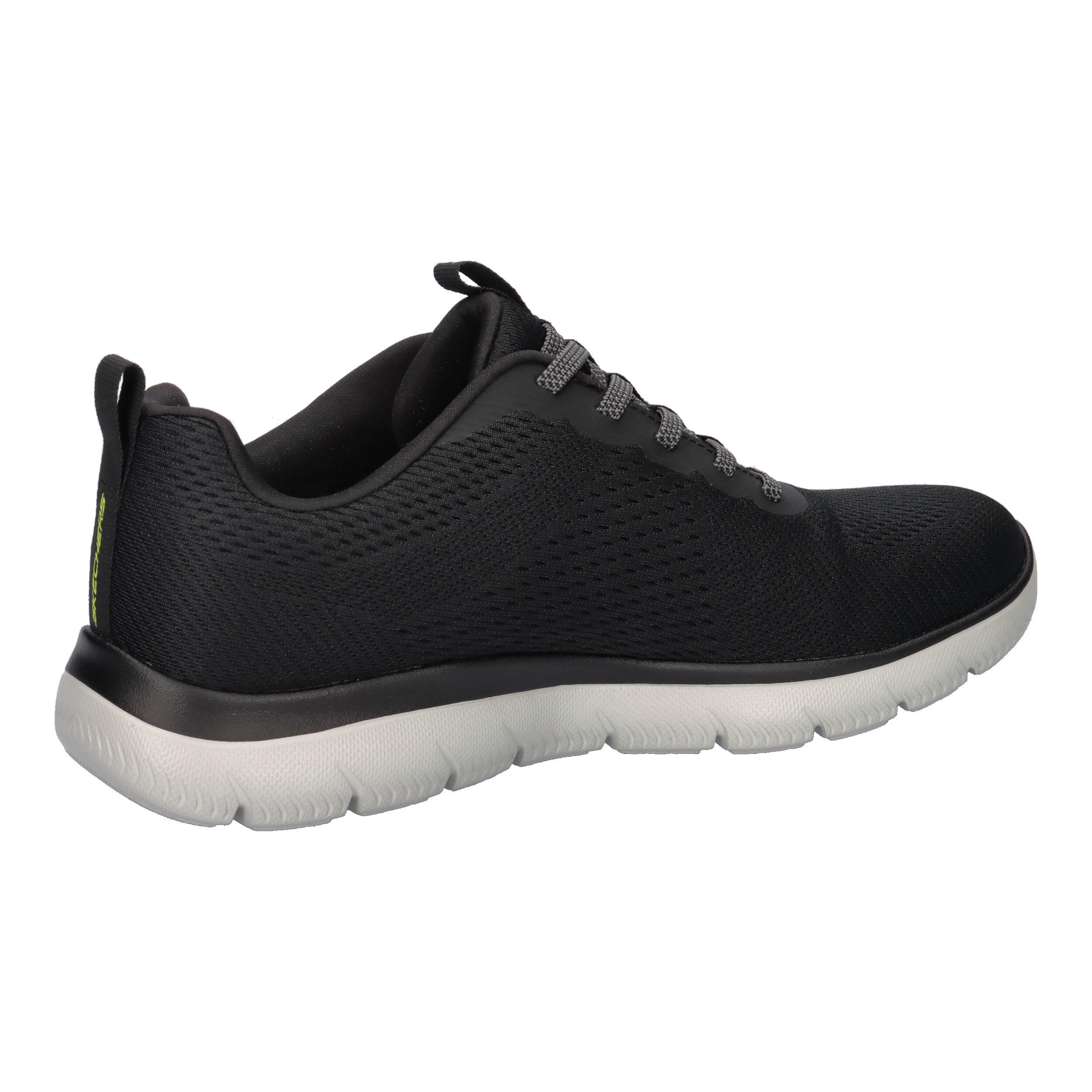Skechers Herren Summits Eckler Slip-ins Sneaker 232963 BKLM Black/Lime 6/10