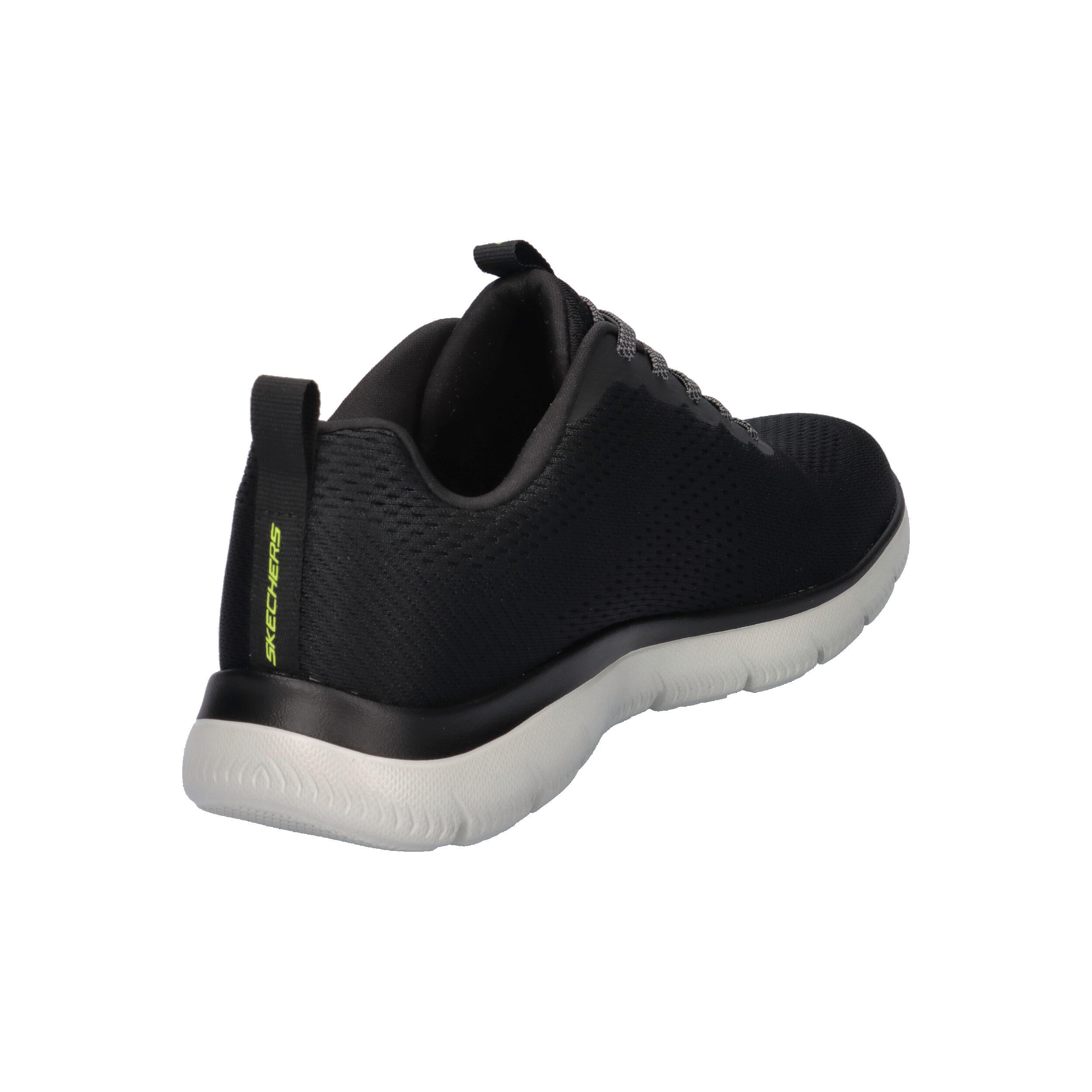 Skechers Herren Summits Eckler Slip-ins Sneaker 232963 BKLM Black/Lime 5/10