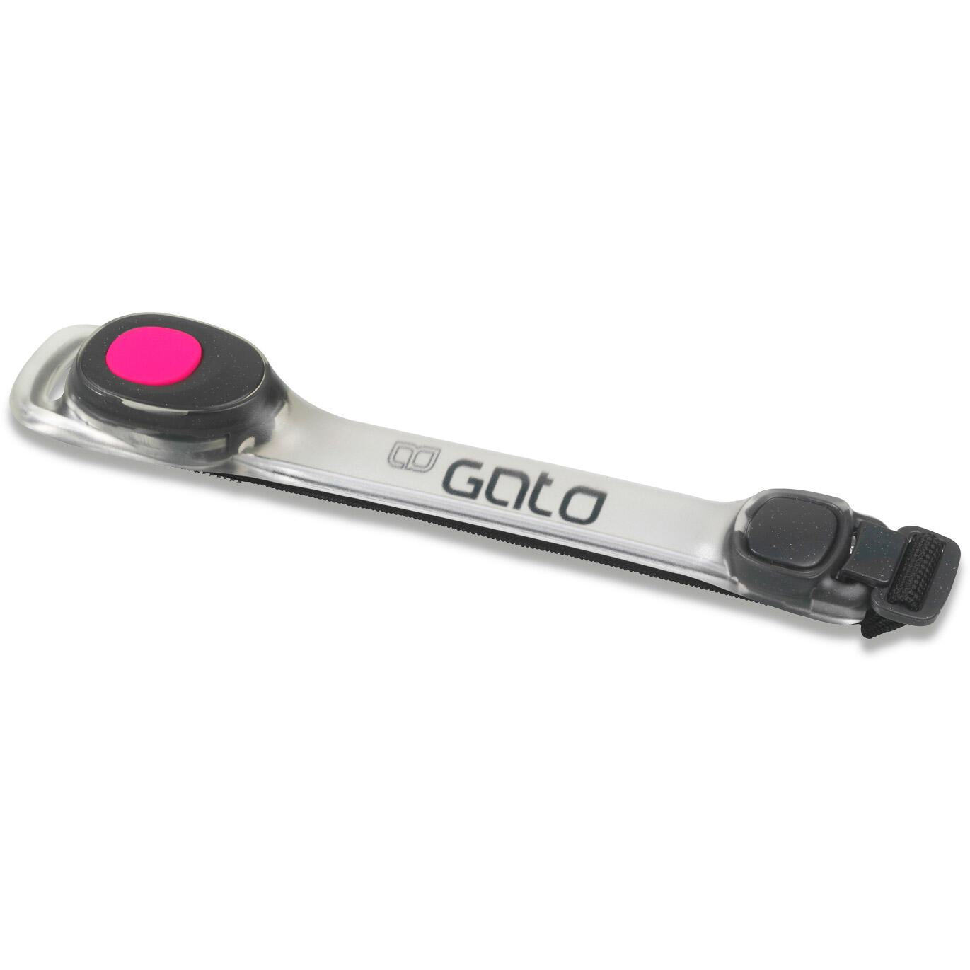 Outwet Gato-Armband mit LED-USB Einheitsgröße Neonrosa 3/4