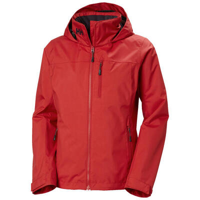 Giacca con cappuccio impermeabile intermedia da donna Helly Hansen Crew 2.0