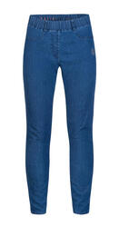 Pantalon escalade Rafiki EVO femme bleu denim stretch 69% coton coupe ajustée