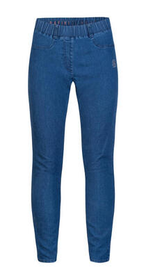 Rafiki evo blauwe denim klimbroek voor dames