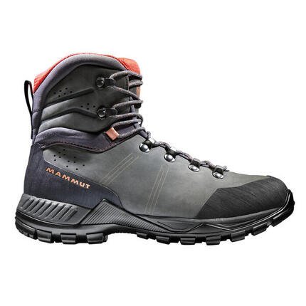 Damen-Herbst-/Wanderschuhe Mammut Nova Tour II Mid GTX Graphite Leder Vibram