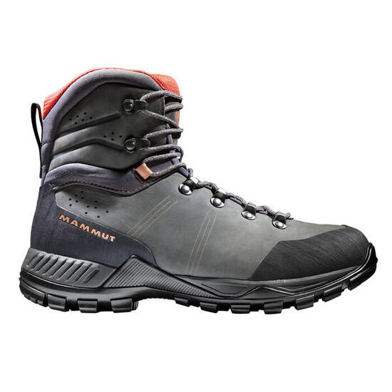 Damen-Herbst-/Wanderschuhe Mammut Nova Tour II Mid GTX Graphite Leder Vibram