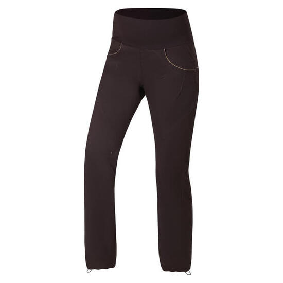 Damen-Kletterhose Ocún NOYA PANTS S‑Tall anthrazit dehnbar widerstandsfähig