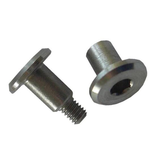 Śruba i nakrętka do haka lampy B&M, stal nierdzewna