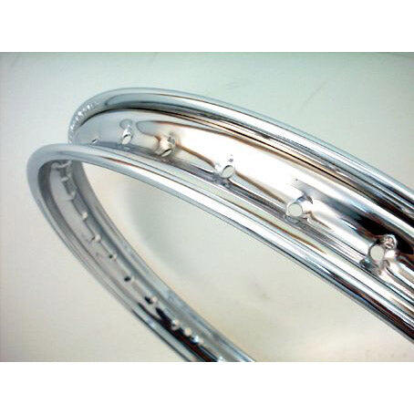 Chrome steel rim 250/275-19, 36G OVS.55 SH (1.50).