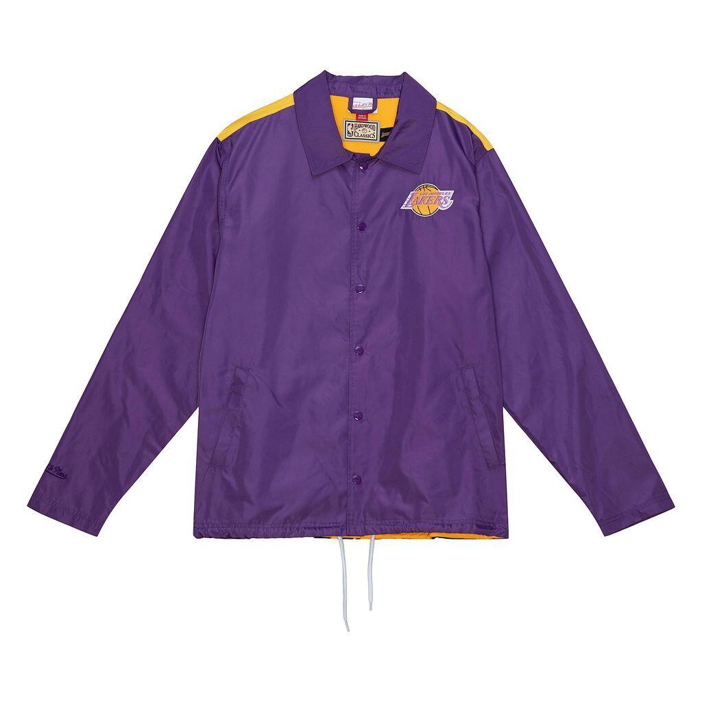 MITCHELL & NESS Waterproof jacket Los Angeles Lakers Big Face 5.0